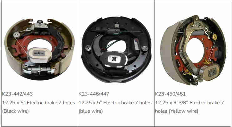 86437-S Left/Right Trailer Brake 12 Electric Brake Self-Adjusted