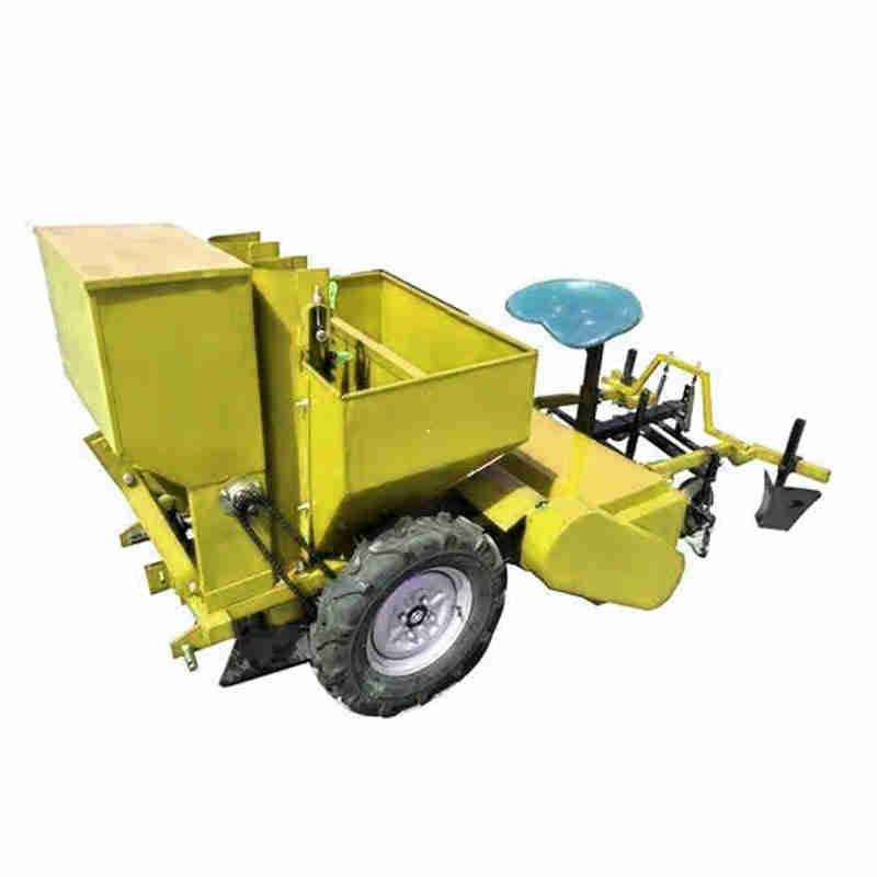 Farm Sowing Machine 2CM-2 Double Rows Potato Planter with Fertilizer