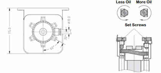 Electric / Rotating Drive Piston Oil Lubrication Pump for Mc-Hale Fusion 4 Baler Replacement of 10138503/AZU/AZUL