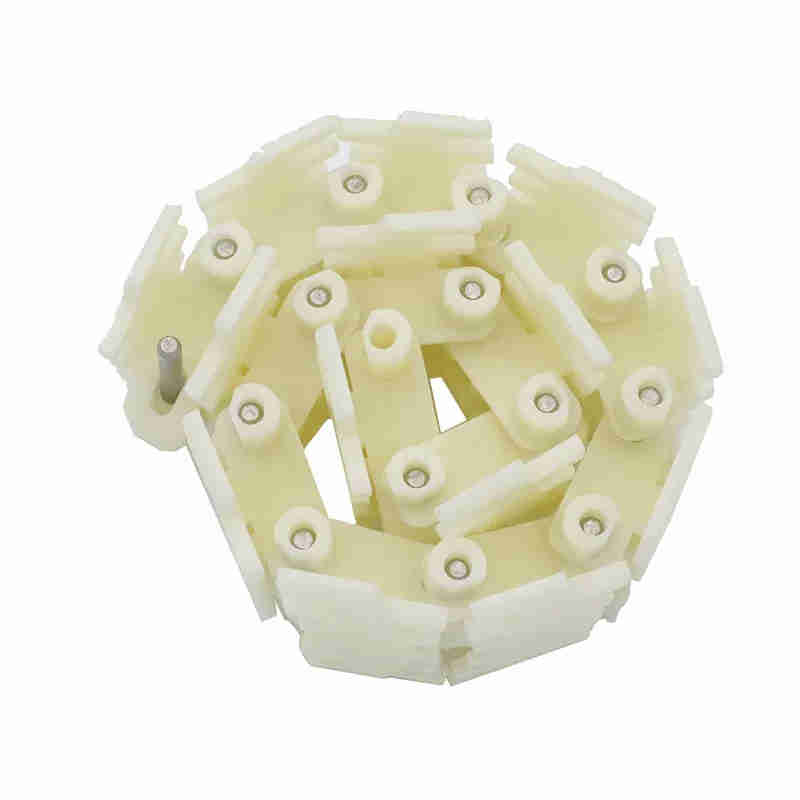 Professional High Strength Conveyor Belt Reinforced Nylon Industrial Flexible Chain Flexible Plastic Slat Top Conveyor Chain